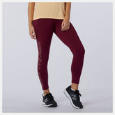 Printed Impact Run Crop | New Balance Clothing Garnet - Women