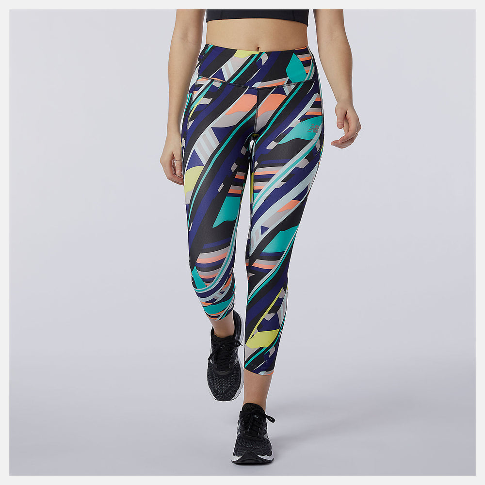 Printed Impact Run Crop | New Balance Clothing Multi Color - Women