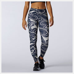 Printed Impact Run Tight | New Balance Clothing Logwood - Women
