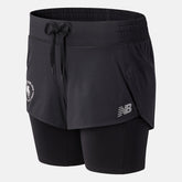 NYC Marathon Impact Run 2 In 1 Short | New Balance Clothing Black - Women
