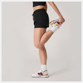 Bandier Woven tech Short | New Balance Clothing Black - Women