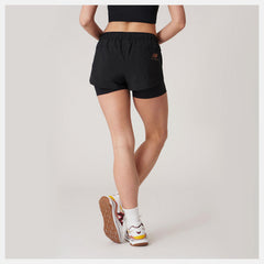 Bandier Woven tech Short | New Balance Clothing Black - Women