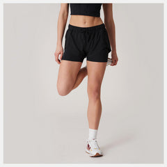Bandier Woven tech Short | New Balance Clothing Black - Women