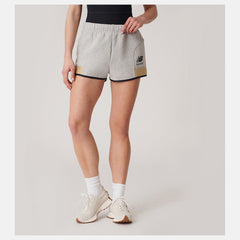 Bandier Fleece Short | New Balance Clothing Athletic Grey - Women