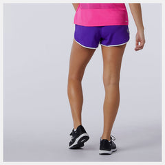 Printed Fast Flight Split Short | New Balance Clothing Deep Violet - Women