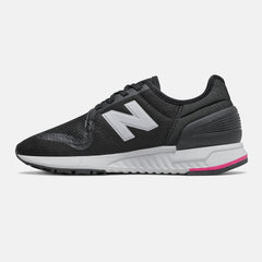 247S | New Balance Shoes Black/Exuberant Pink - Women