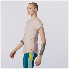 Transform Perfect T | New Balance Clothing Oyster Pink - Women
