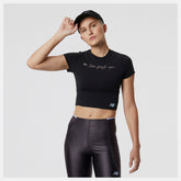 Syd Crop Tee | New Balance Clothing Black - Women