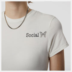 Syd Crop Tee | New Balance Clothing Sea Salt - Women