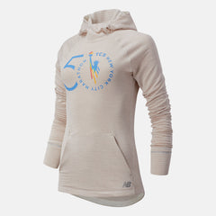 NYC Marathon NB Heat Grid Hoodie | New Balance Clothing Sea Salt Heather - Women