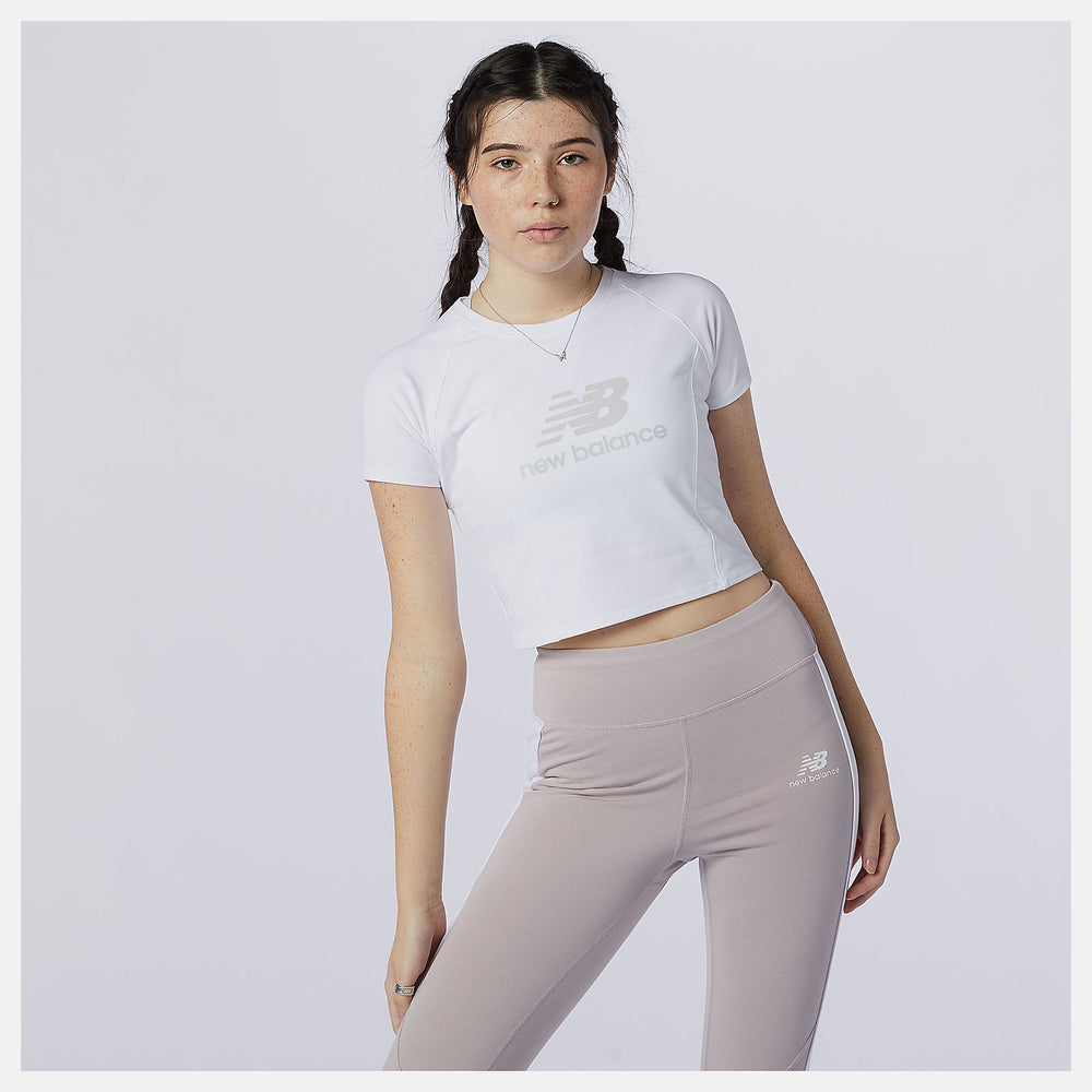 NB Athletics Podium Tee | New Balance Clothing White/Grey - Women