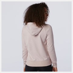 NYC Marathon Essentials Pullover Hoodie | New Balance Clothing Saturn Pink - Women
