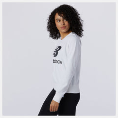 Essentials Crew | New Balance Clothing White/Black - Women