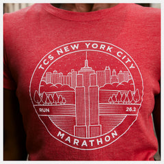 NYC Marathon Park/NYC Badge | New Balance Clothing Team Red Inline - Women