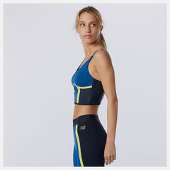 Determination NBSleek Crop Top | New Balance Clothing Captain Blue - Women
