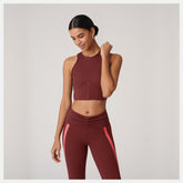 Bandier Corset Tank | New Balance Clothing Deep Mauve - Women