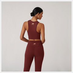 Bandier Corset Tank | New Balance Clothing Deep Mauve - Women