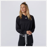 Relentless Cinched Hem Hoodie | New Balance Clothing Black - Women