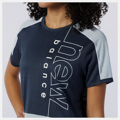 Printed Fast Flight Short Sleeve Top | New Balance Clothing Eclipse - Women