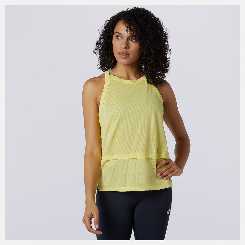 Impact Run Hybrid Tank | New Balance Clothing Yellow - Women