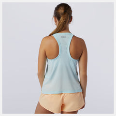 Printed Impact Run Hybrid Tank | New Balance Clothing Pale Blue - Women