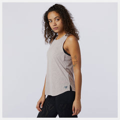 Q Speed Fuel Jacquard Tank | New Balance Clothing Logwood - Women