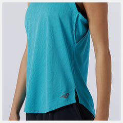 Q Speed Fuel Jacquard Tank | New Balance Clothing Virtual Sky - Women
