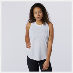 Q Speed Fuel Jacquard Tank | New Balance Clothing White - Women