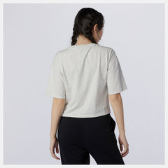 NB Essentials Field Day Boxy Tee | New Balance Clothing Sea Salt Heather - Women