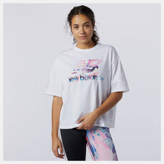 NB Athletics Erin Loree Graphic Tee | New Balance Clothing White - Women
