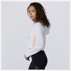 Sport Style Optiks Hoodie | New Balance Clothing White - Women