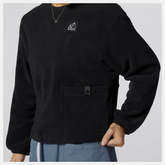 NB All Terrain Pocket Crew Fleece | New Balance Clothing Black - Women