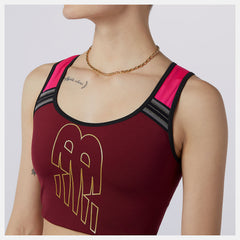 Achiever Crop Top | New Balance Clothing Garnet - Women
