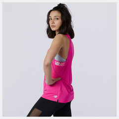 Relentless Sweat Tank | New Balance Clothing Pink Glo - Women