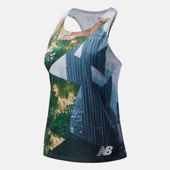 NYC Marathon Printed Singlet | New Balance Clothing Multi Color - Women