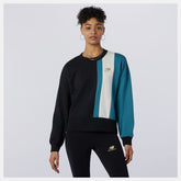 NB Athletics Higher Learning Crew | New Balance Clothing Black - Women