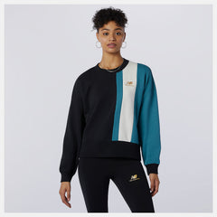 NB Athletics Higher Learning Crew | New Balance Clothing Black - Women