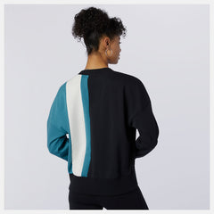 NB Athletics Higher Learning Crew | New Balance Clothing Black - Women