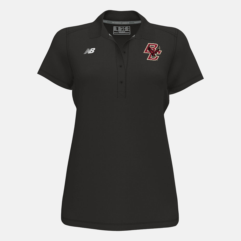 Tech Polo(Boston College) | New Balance Clothing Team Black - Women