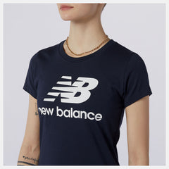 Essentials Stacked Logo Tee | New Balance Clothing Eclipse - Women