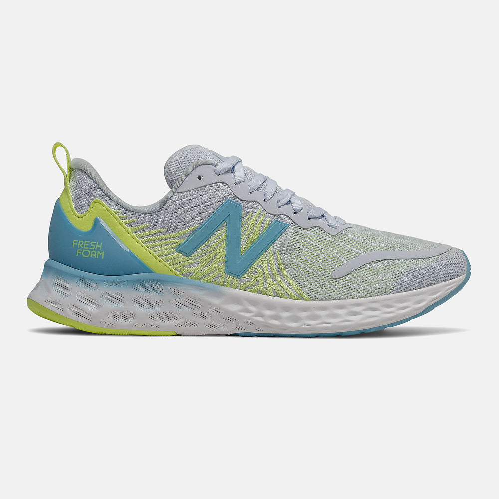 Fresh Foam Tempo | New Balance Shoes Moon Dust/Bali Blue and Lemon Slush - Women