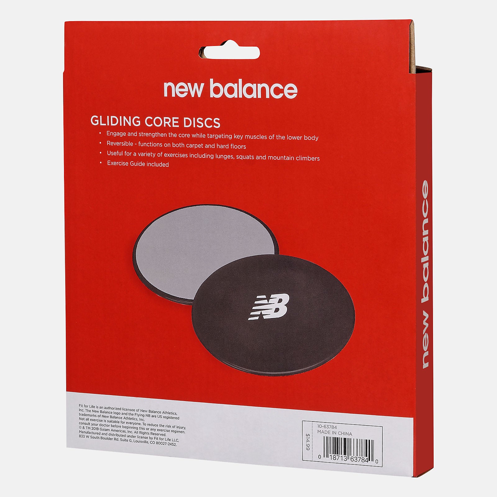 Sliding Core Discs | New Balance Accessories Black - Women/Men