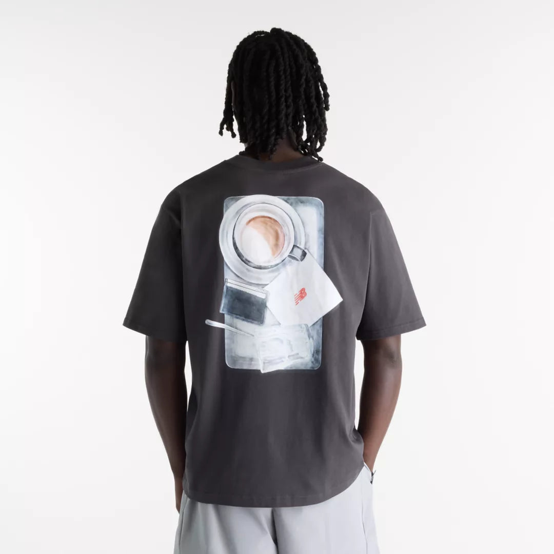 Grey Days Coffee Oversized T-Shirt - New Balance Clothing clearance