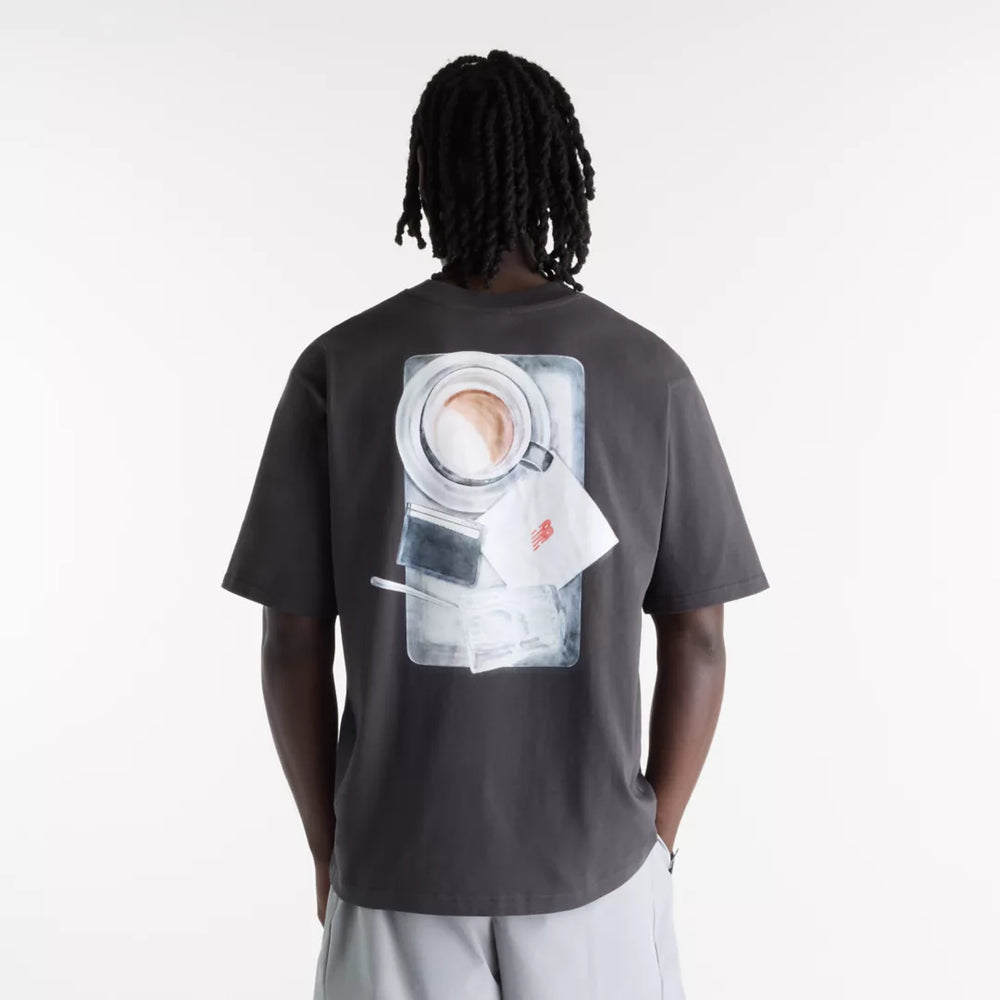 Grey Days Coffee Oversized T-Shirt - New Balance Clothing clearance