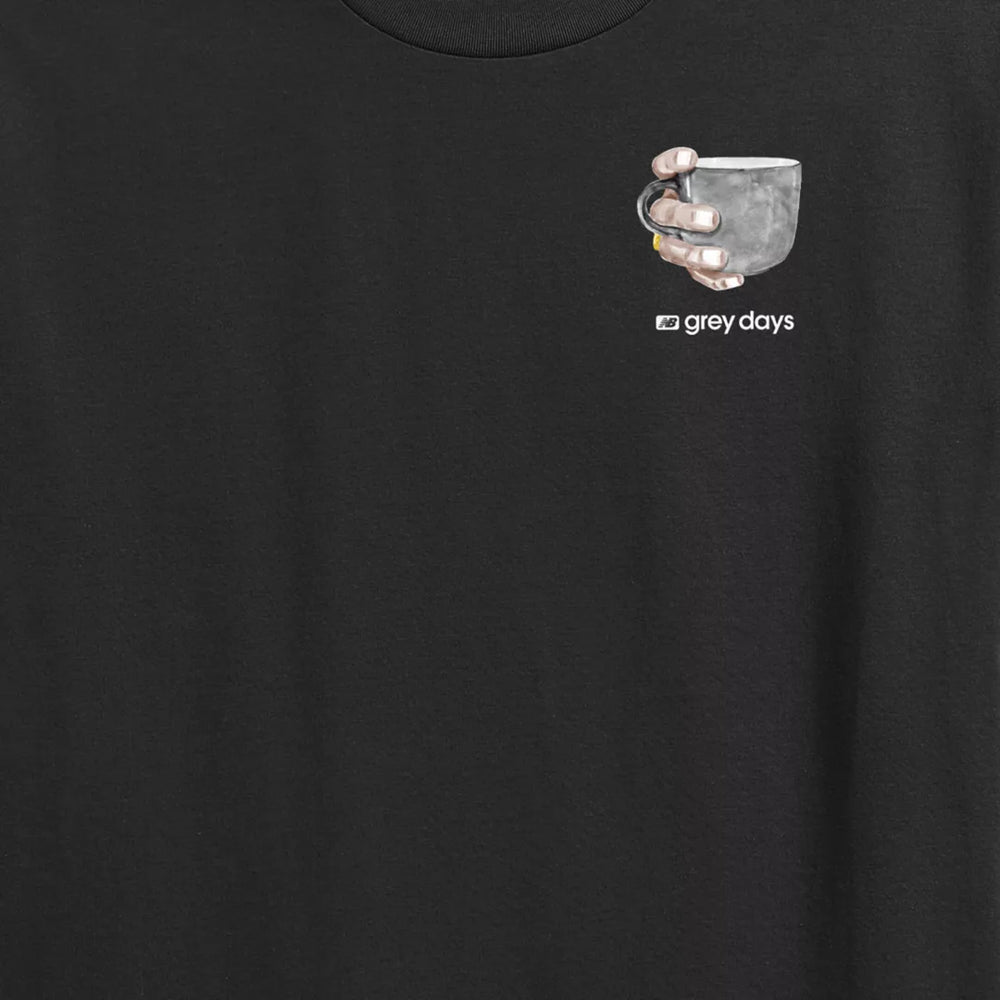 Grey Days Coffee Oversized T-Shirt - New Balance Clothing clearance