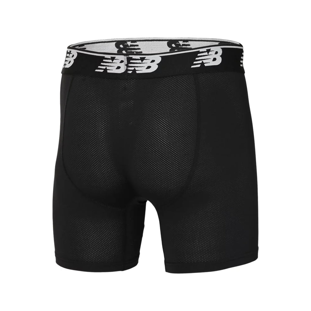 Mens Mesh 5 Inch Boxer Brief No Fly 3 Pack - New Balance Accessories discount
