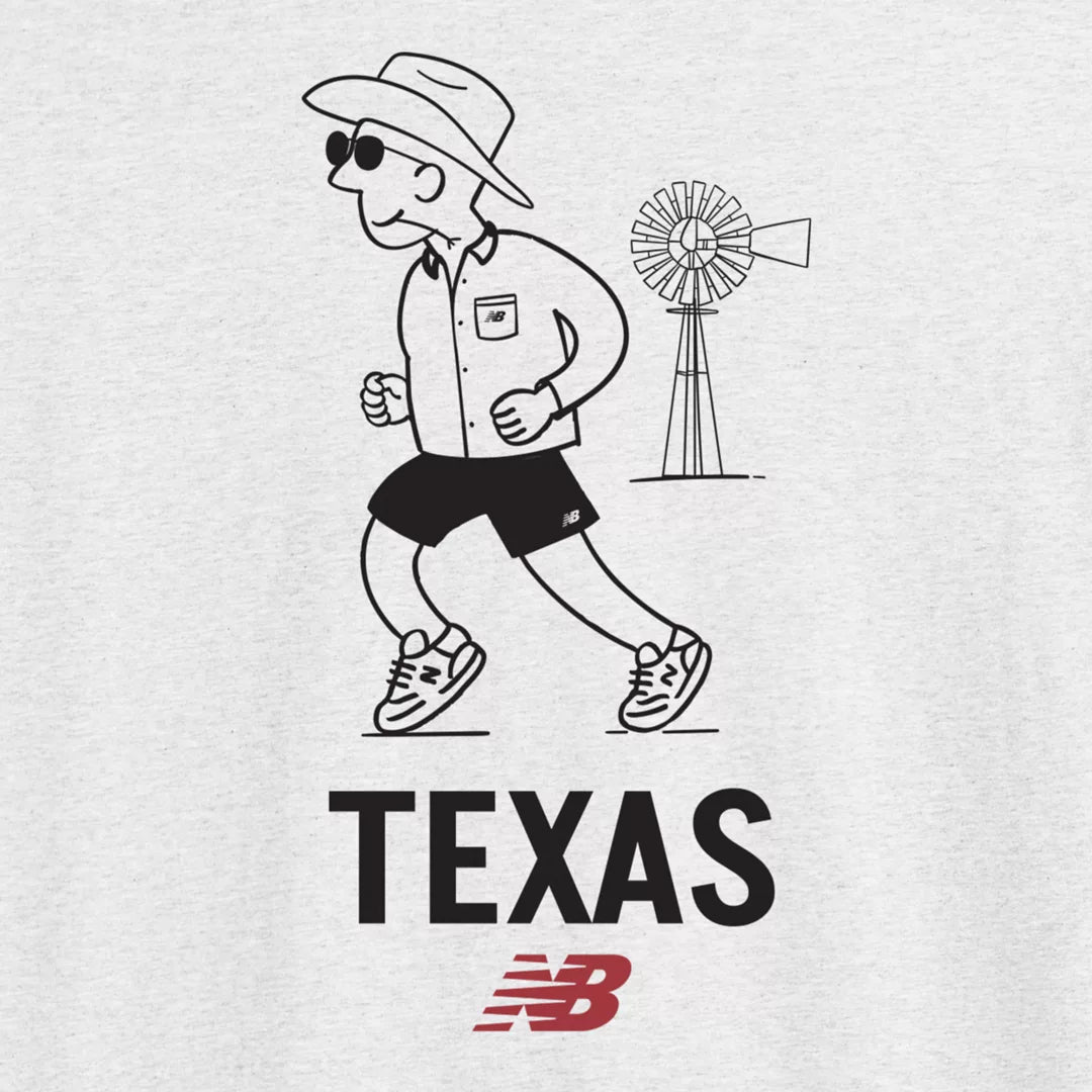 Texas Character T-Shirt - New Balance Clothing on sale