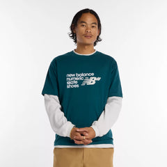 Numeric Stacked Graphic T-Shirt - New Balance Clothing clearance