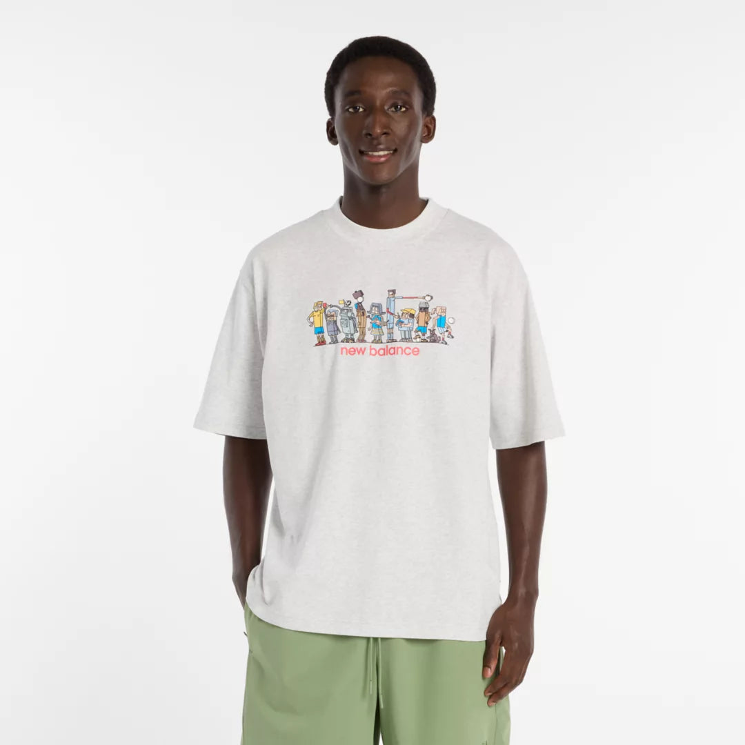 Ghica Line Up Oversized T-shirt - New Balance Clothing on sale