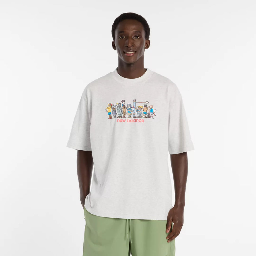 Ghica Line Up Oversized T-shirt - New Balance Clothing on sale